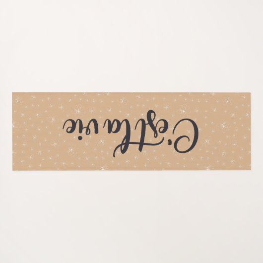 C'est La Vie Yogamat (Achterkant (horizontaal))