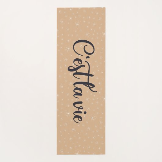 C'est La Vie Yogamat (Achterkant)