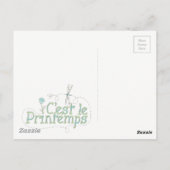 C'est le printemps - foto toevoegen briefkaart (Achterkant)