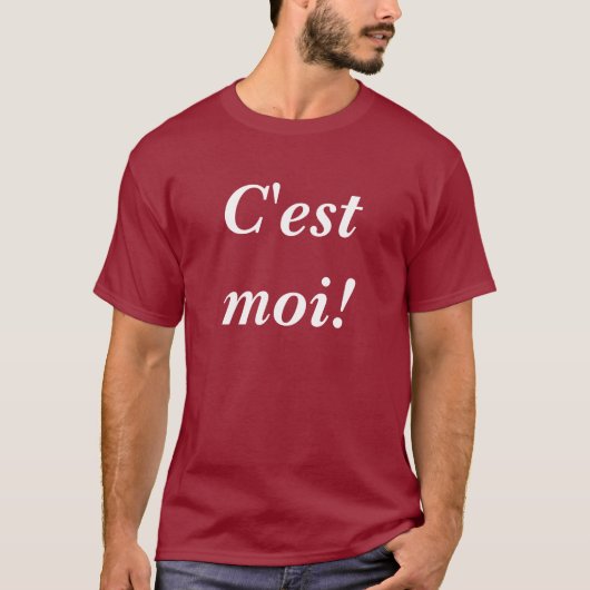 C'est moi! t-shirt (Voorkant)