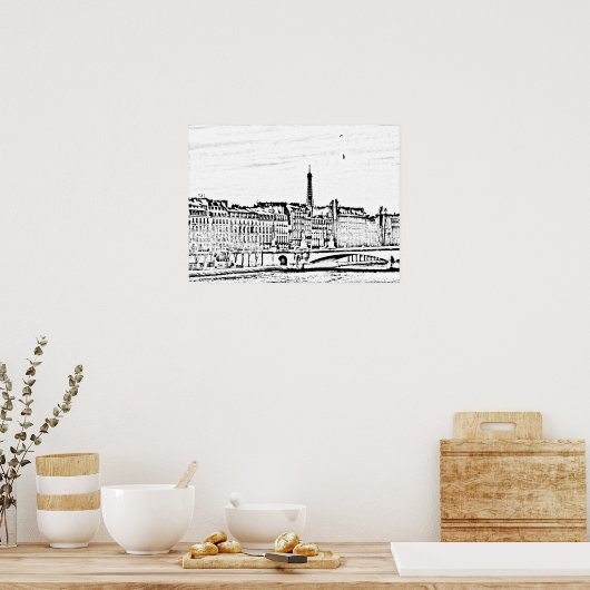 C'est Paris Poster (Keuken)