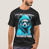 C'est pas la capitale c'est marseille bébé marseil t-shirt (Voorkant)