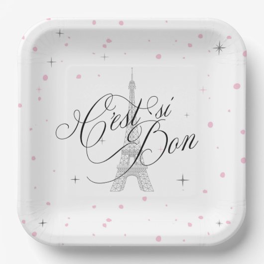 C'est si Bon Parijse Zoet 16 ID1162 Papieren Bordje (Voorkant)