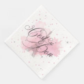 C'est si Bon Parijse Zoet 16 Roze Splash ID1162 Servet (Hoek)