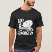 Cet Mixer Construction Worker Construction Site T-shirt (Voorkant)