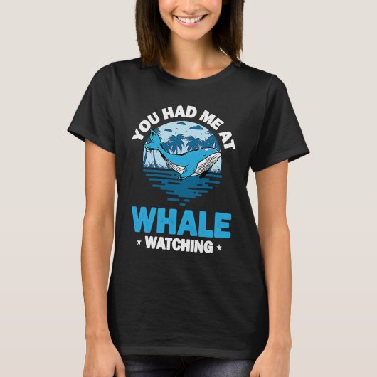Cetacean Orca Whale Watching 4 T-shirt (Voorkant)