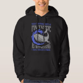 Cetacean Quote voor walvis en blauwe walvis of Bel Hoodie (Voorkant)