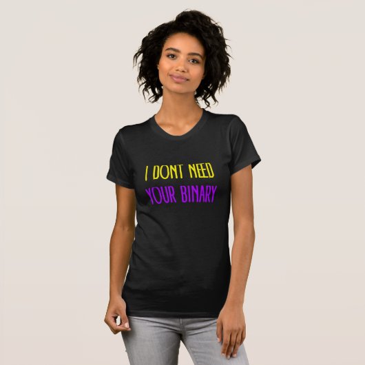 Ceterogender/niet-Binair t-shirt (Voorkant volledig)