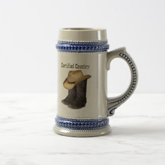 Cetified country Stein Bierpul