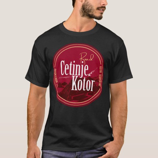 Cetinje Kotor Montenegro Pin T-shirt (Voorkant)