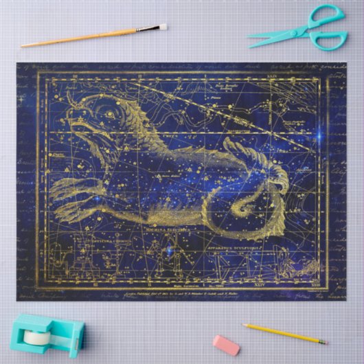 cetus constellatie tissuepapier (Craft)