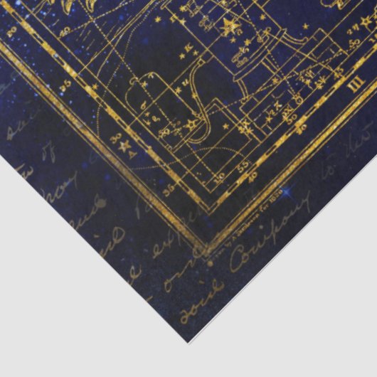 cetus constellatie tissuepapier (Detail)