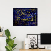 cetus constellation poster (Thuiskantoor)