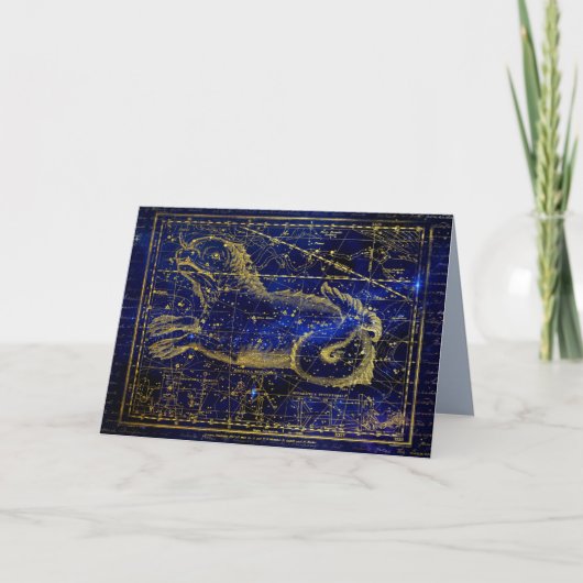 cetus constellation wenskaart bedankkaart (Voorkant)