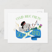 Ceud Mile Failte Briefkaart (Voorkant / Achterkant)