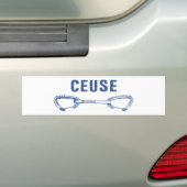 Ceuse France Rock klimmen Quickdraw Bumpersticker (Op auto)