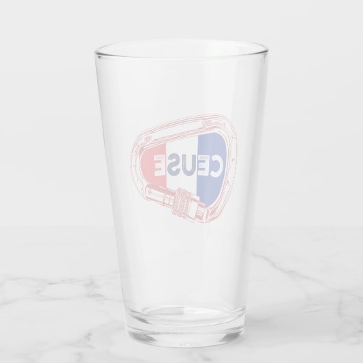 Ceuse Frankrijk Rock Climbing Karabiner Glas (Achterkant)