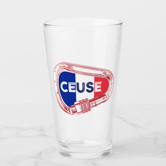 Ceuse Frankrijk Rock Climbing Karabiner Glas (Voorkant)