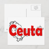 Ceuta Briefkaart (Voorkant / Achterkant)