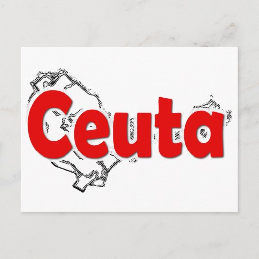 Ceuta Briefkaart (Voorkant)