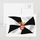 Ceuta Flag Briefkaart (Voorkant / Achterkant)