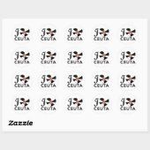 Ceuta Love Ronde Sticker (Vel)