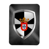 Ceuta Mettalic Emblem Magneet (Verticaal)