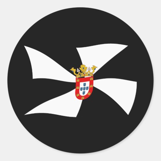 Ceuta Vlag Sticker (Voorkant)