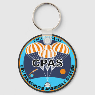 CEV Parachute Assembly System Onderzetter Button Sleutelhanger