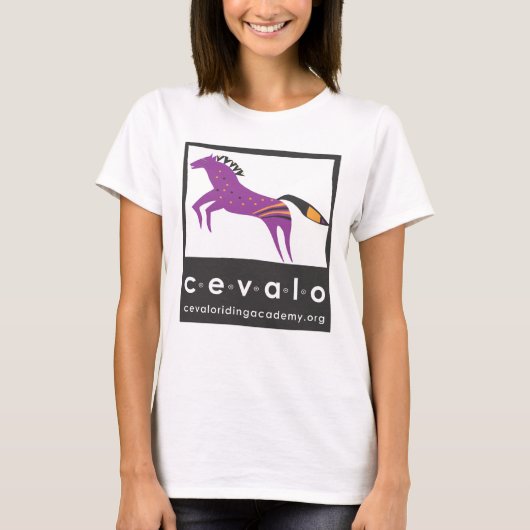 Cevalo Whimsical Horse T-shirt (Voorkant)
