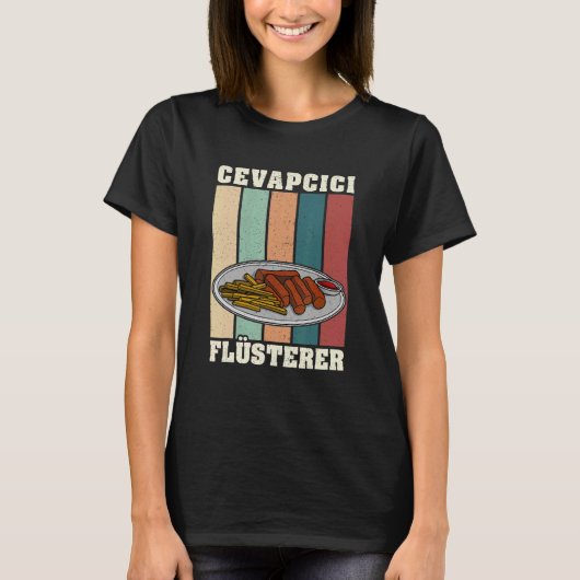 Cevapcici Kebab Balkan cuisine 28 T-shirt (Voorkant)