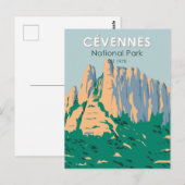 Cevennes National Park France  Briefkaart (Voorkant / Achterkant)