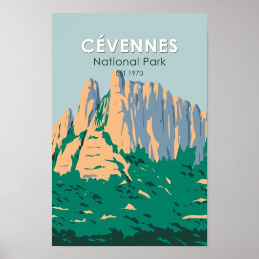 Cevennes National Park France  Poster (Voorkant)