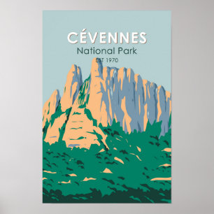 Cevennes National Park France Poster