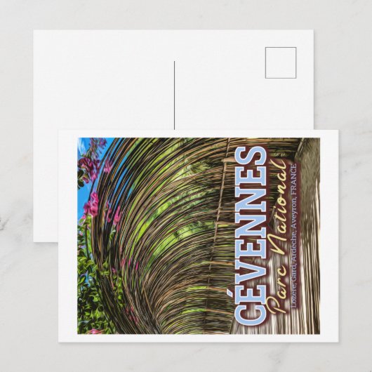 CEVENNES NATIONAL PARK - LOZERE, GARD, FRANKRIJK BRIEFKAART (Voorkant / Achterkant)