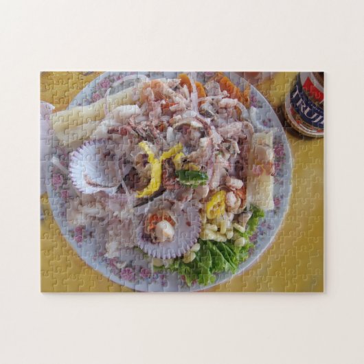 Ceviche en Beer - Peruaanse stijl Legpuzzel (Horizontaal)