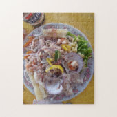 Ceviche en Beer - Peruaanse stijl Legpuzzel (Verticaal)