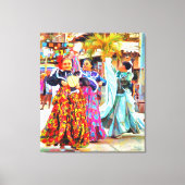 Ceviche Mexican Festival Dancers 2549 Art Canvas Afdruk (Voorkant)