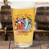 Ceviche Mexican Festival Dancers 2549 Beer Glas