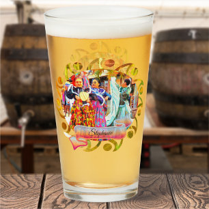 Ceviche Mexican Festival Dancers 2549 Beer Glas