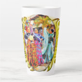 Ceviche Mexican Festival Dancers 2549 Latte Mok (Voorkant)