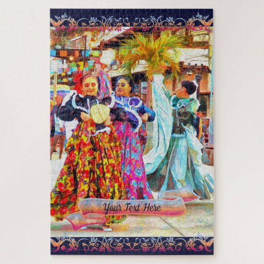 Ceviche Mexican Festival Dancers 2549 Legpuzzel (Verticaal)