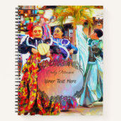Ceviche Mexican Festival Dancers 2549 Notitieboek (Voorkant)