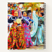 Ceviche Mexican Festival Dancers 2549 Notitieboek (Achterkant)