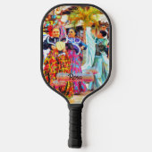 Ceviche Mexican Festival Dancers 2549 Pickleball Paddle (Achterkant)