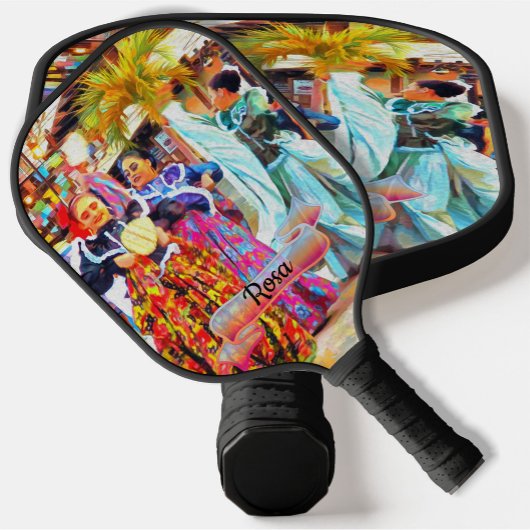 Ceviche Mexican Festival Dancers 2549 Pickleball Paddle