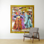 Ceviche Mexican Festival Dancers 2549 Wandkleed (In situ)