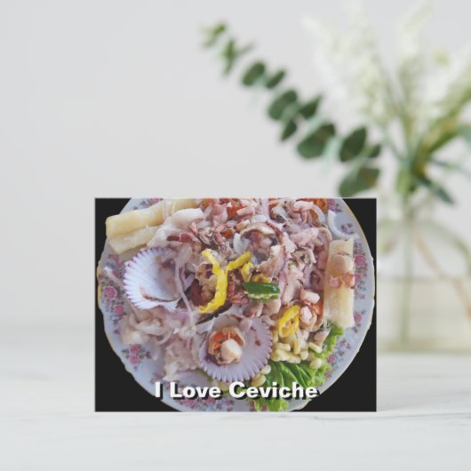 Ceviche - Pride van Peru Briefkaart (Staand voorkant)