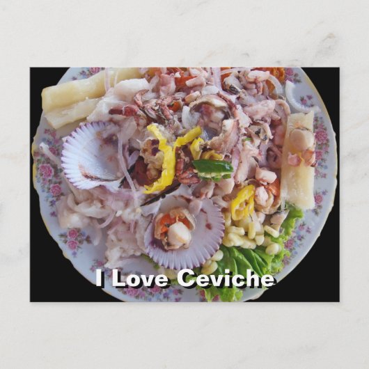 Ceviche - Pride van Peru Briefkaart (Voorkant)