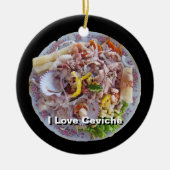 Ceviche - Pride van Peru Keramisch Ornament (Voorkant)